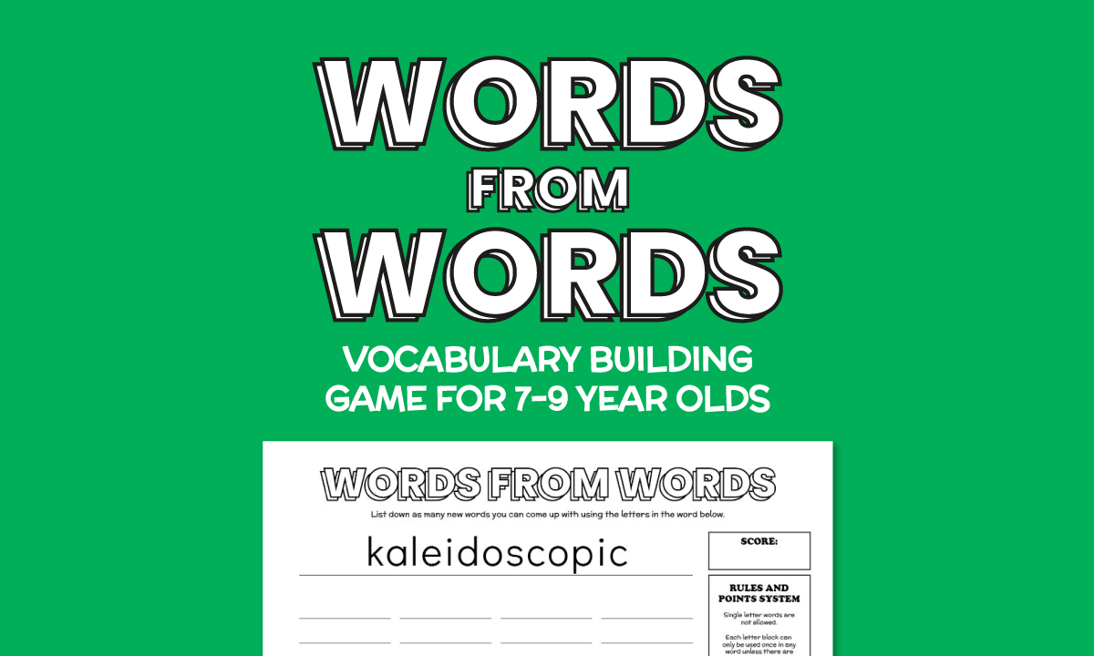 Words from Words: Vocabulary Game