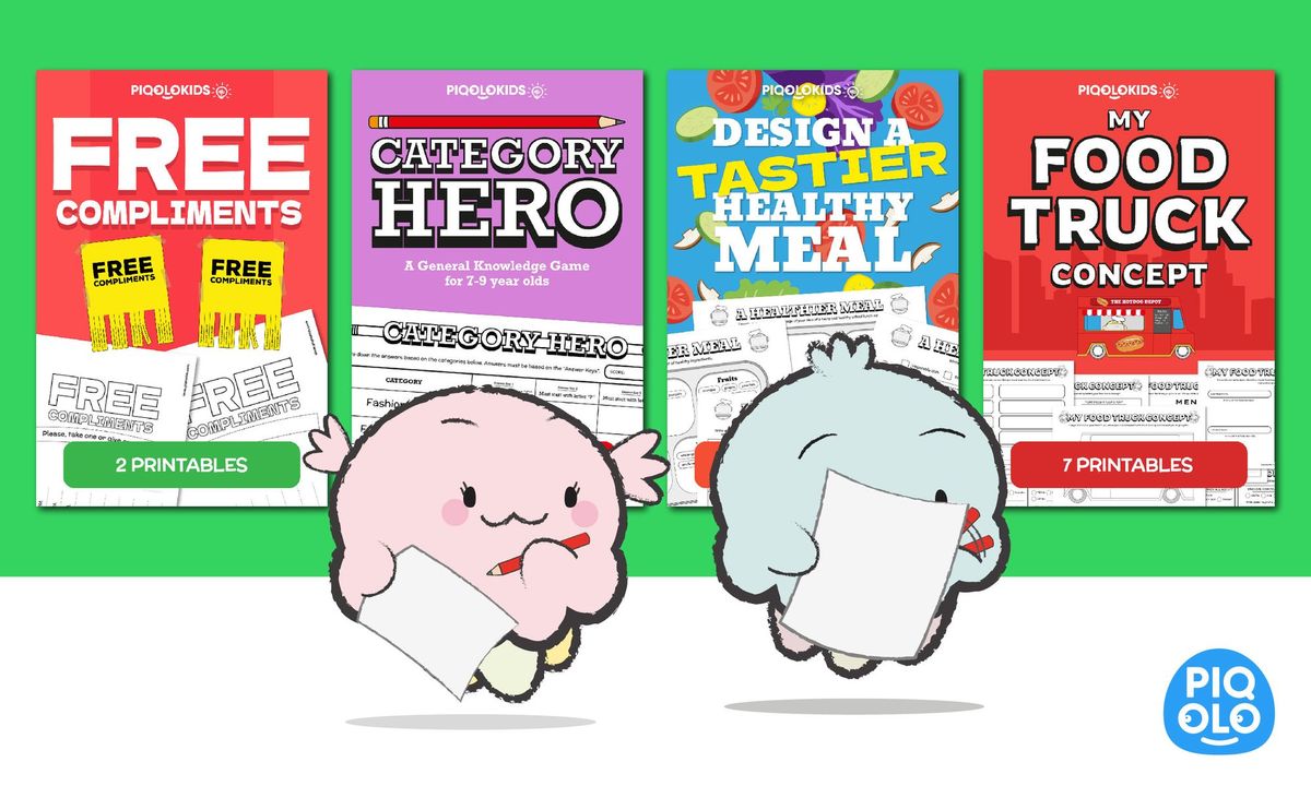 August 2023: Creative Printable Worksheets for Kids