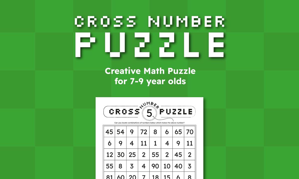 Cross-Number Puzzle: Creative Math Activity