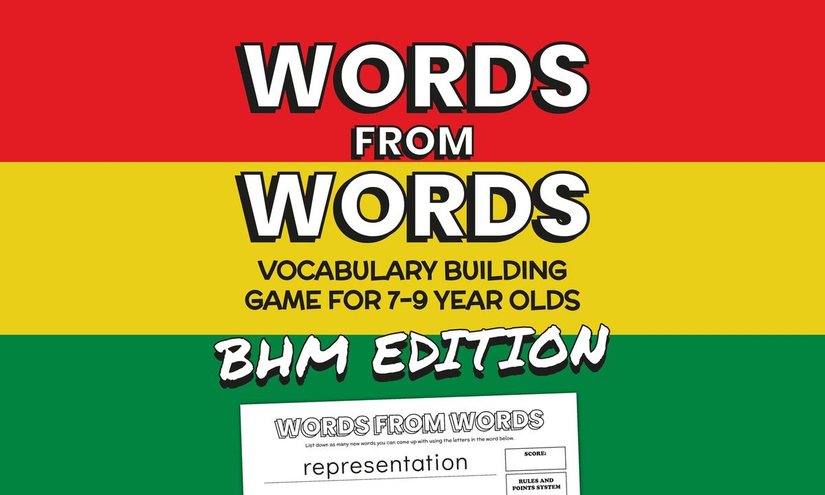 Words from Words: Vocabulary Game - BHM Edition