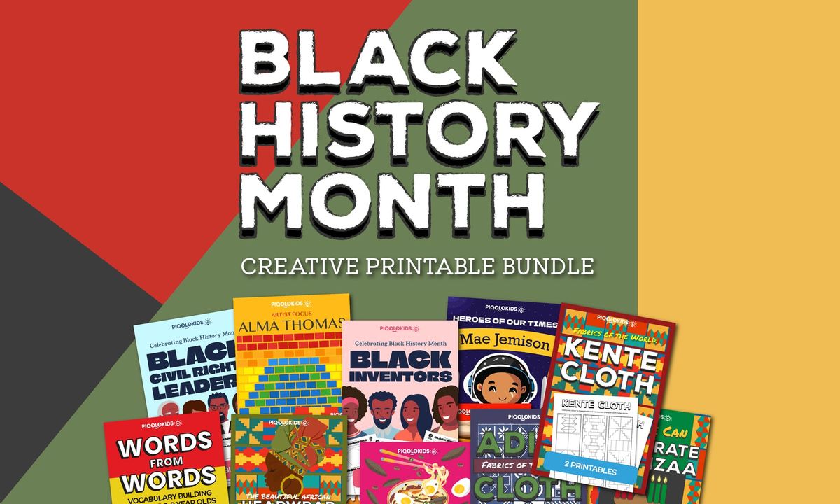 Black History Month Printable Bundle: Create, Learn & Celebrate