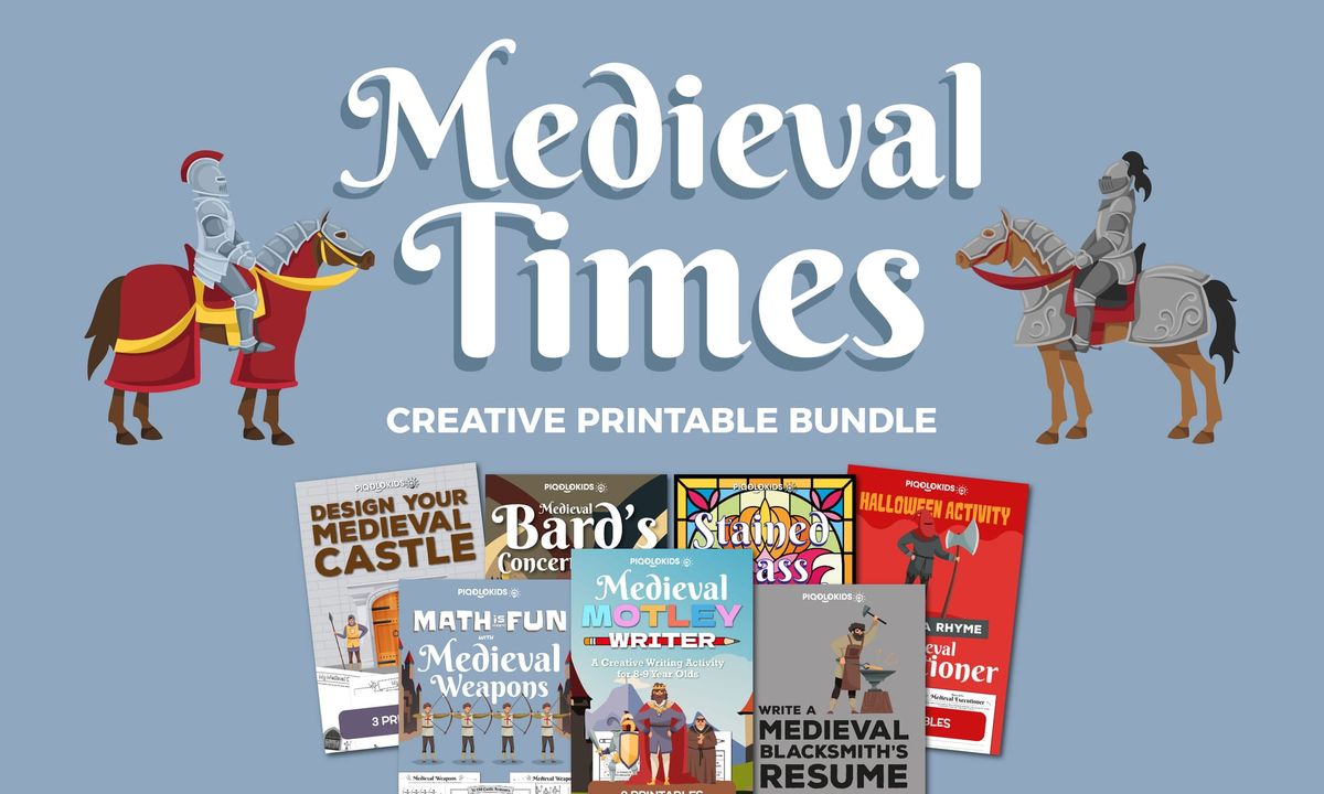 Medieval Times: Creative History Printable Bundle