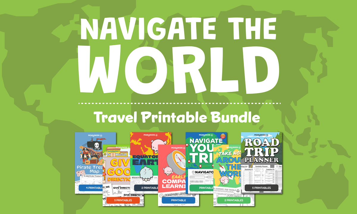 Navigate the World: Creative Travel Printable Bundle