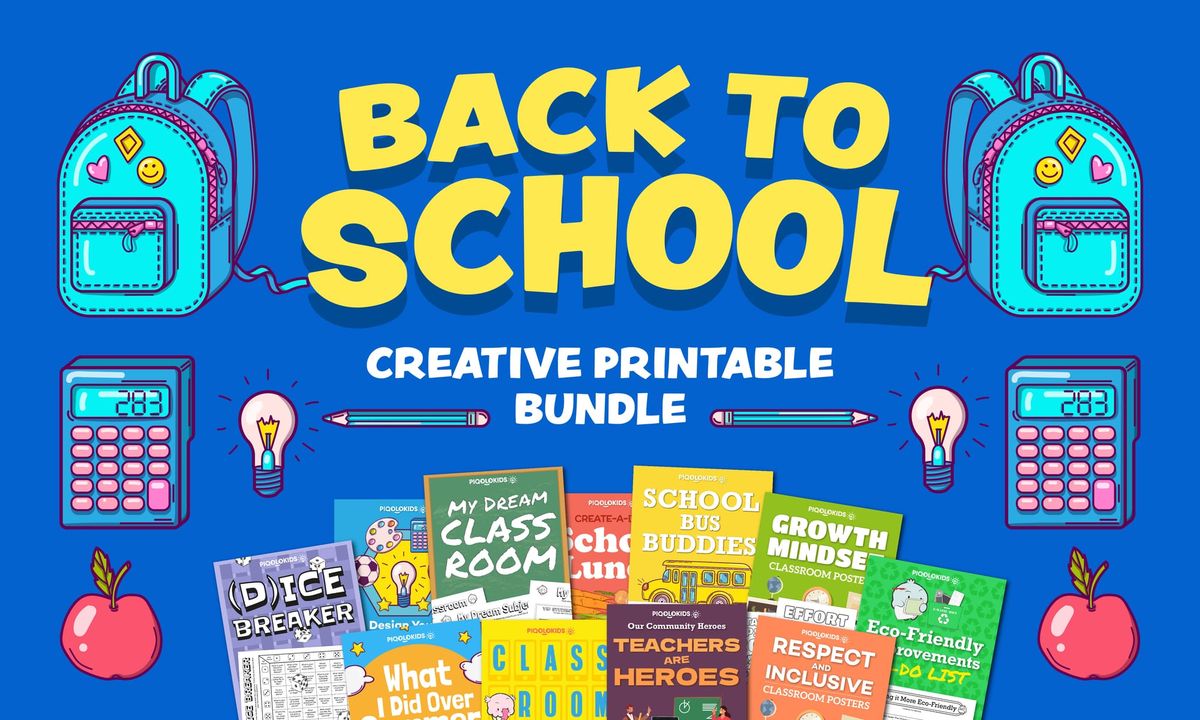 Back to School: Creative Elementary Printable Bundle