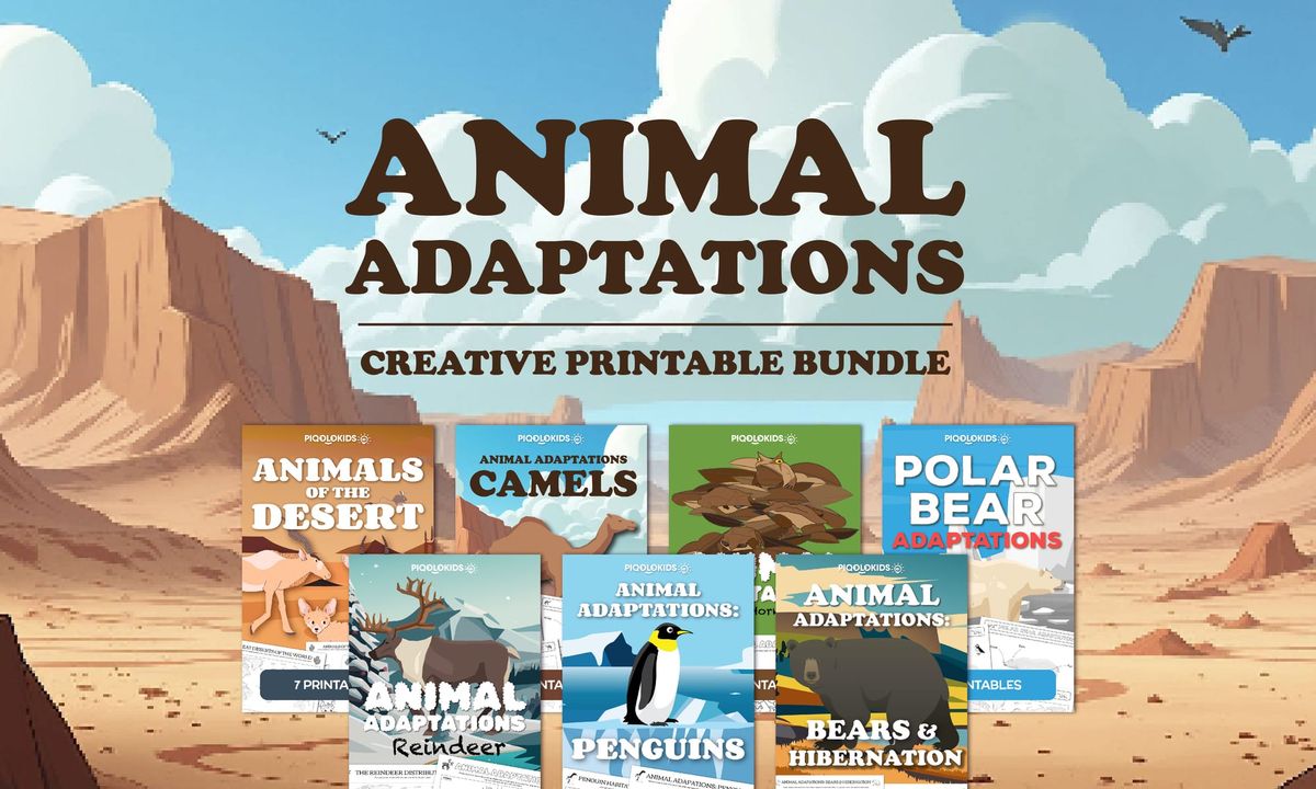 Amazing Animal Adaptations Printable Bundle