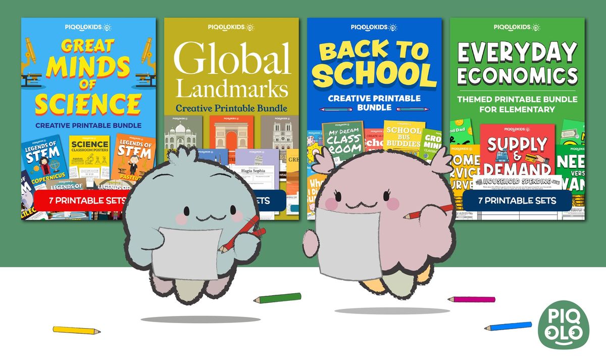 August 2026: Back to School Printable Activities for Elementary Classrooms