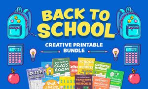 Back to School: Creative Elementary Printable Bundle