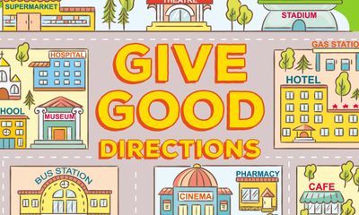 How to Give Good Directions: Printable for Elementary