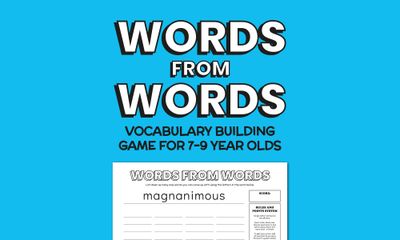 Words from Words: Vocabulary Game