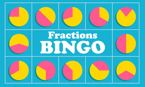 Fractions Bingo: Printable Math Activity Starter Kit