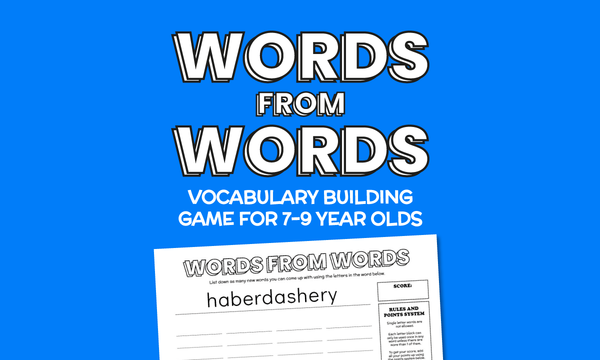 Words from Words: Vocabulary Game