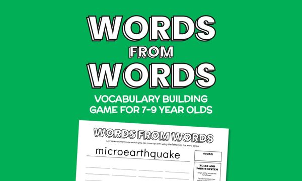 Words from Words: Vocabulary Game