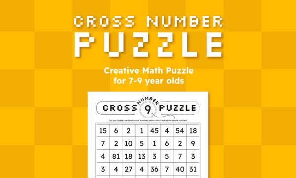 Cross-Number Puzzle: Creative Math Activity
