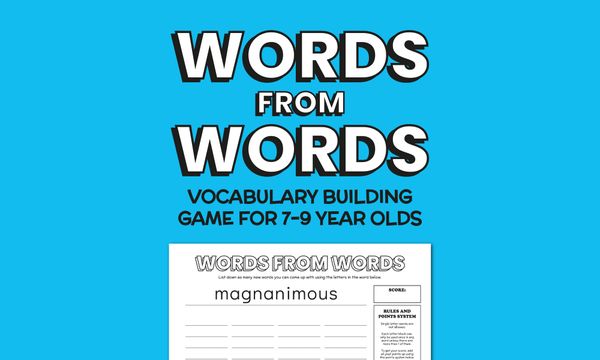 Words from Words: Vocabulary Game