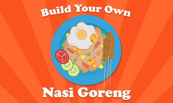 Cut & Paste Your Own Nasi Goreng: Printable Activity