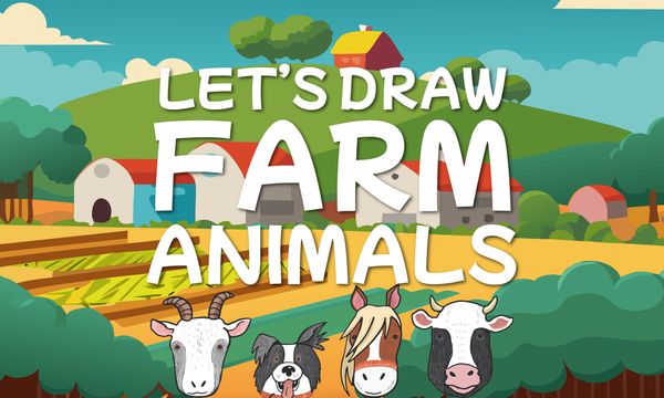 Let's Draw Farm Animals