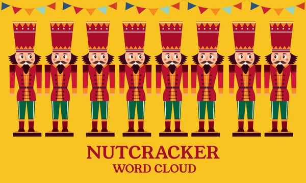 The Nutcracker: Festive Word Cloud