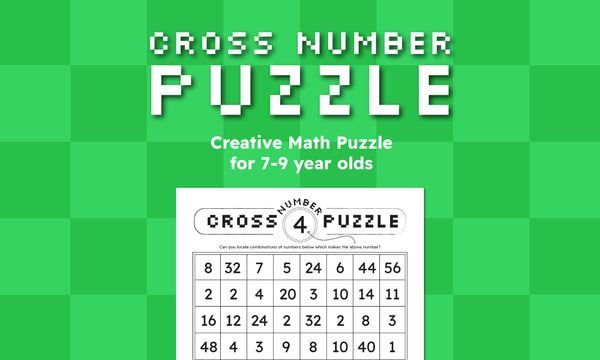 Cross-Number Puzzle: Creative Math Activity