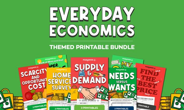 Everyday Economics for Kids: Elementary Printable Bundle