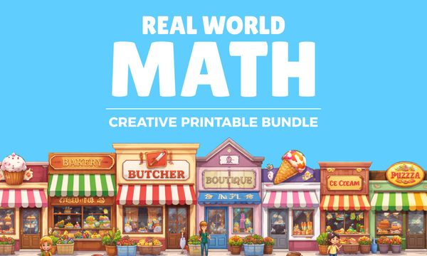 Real-World Math Adventures Printable Bundle: Learning Math Around Town