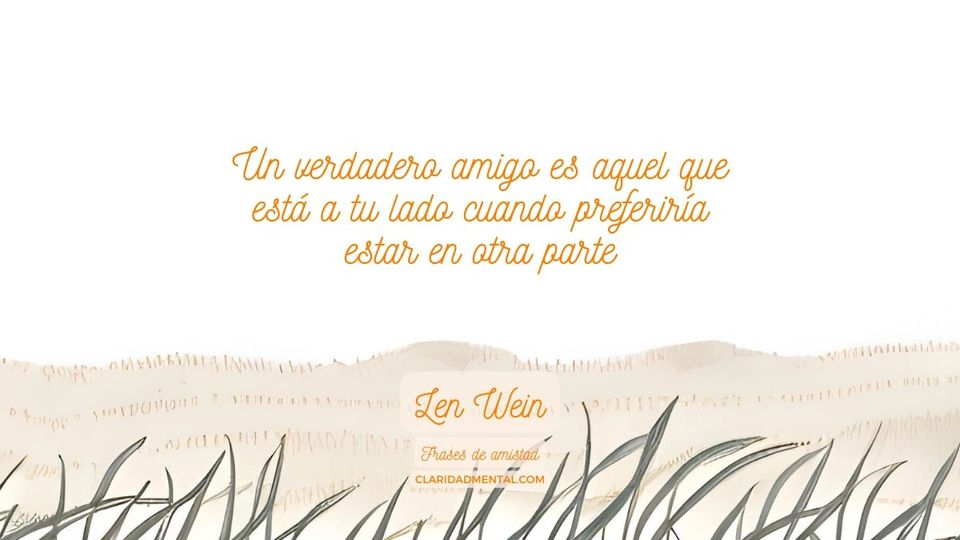 Len Wein: Un verdadero amigo es aquel que está a tu lado cuando preferiría estar en otra parte