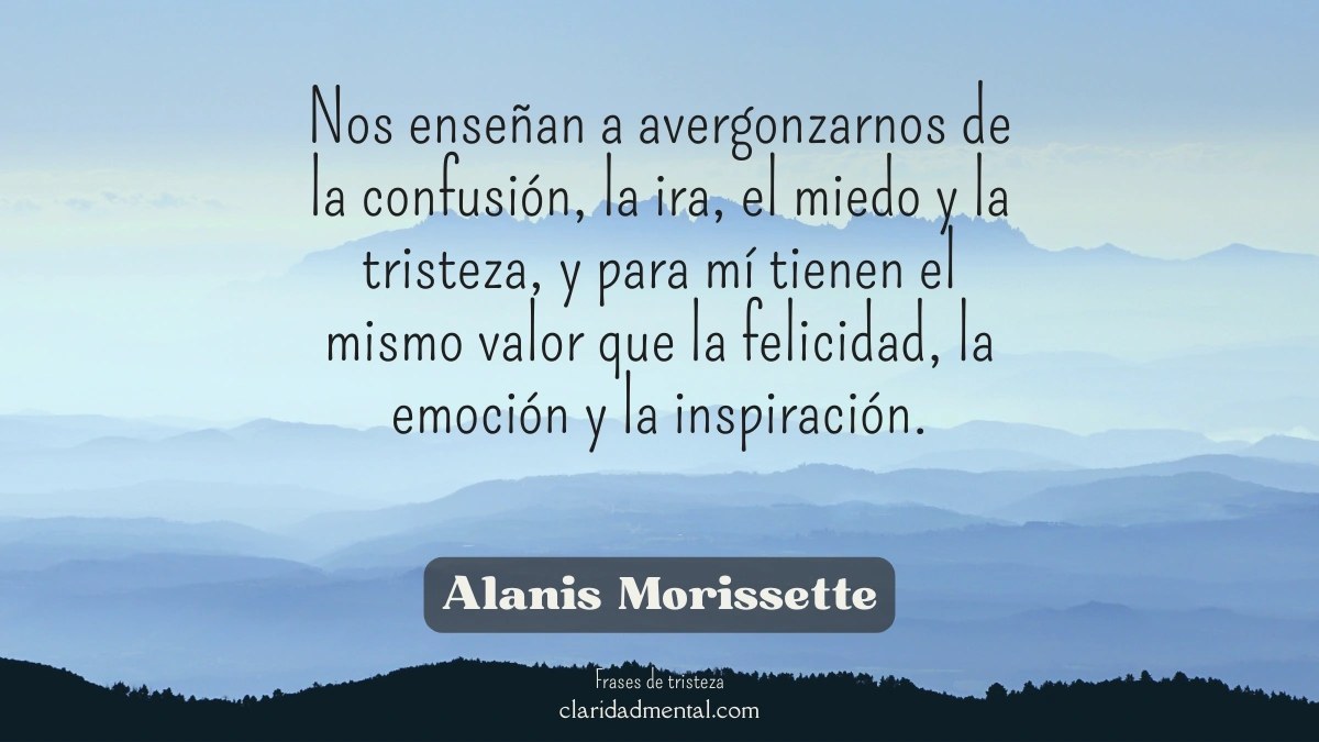 frase de Alanis Morissette