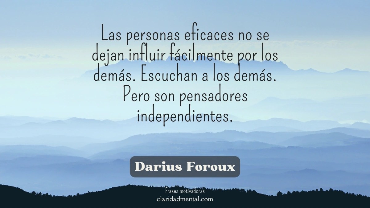 frase de Darius Foroux