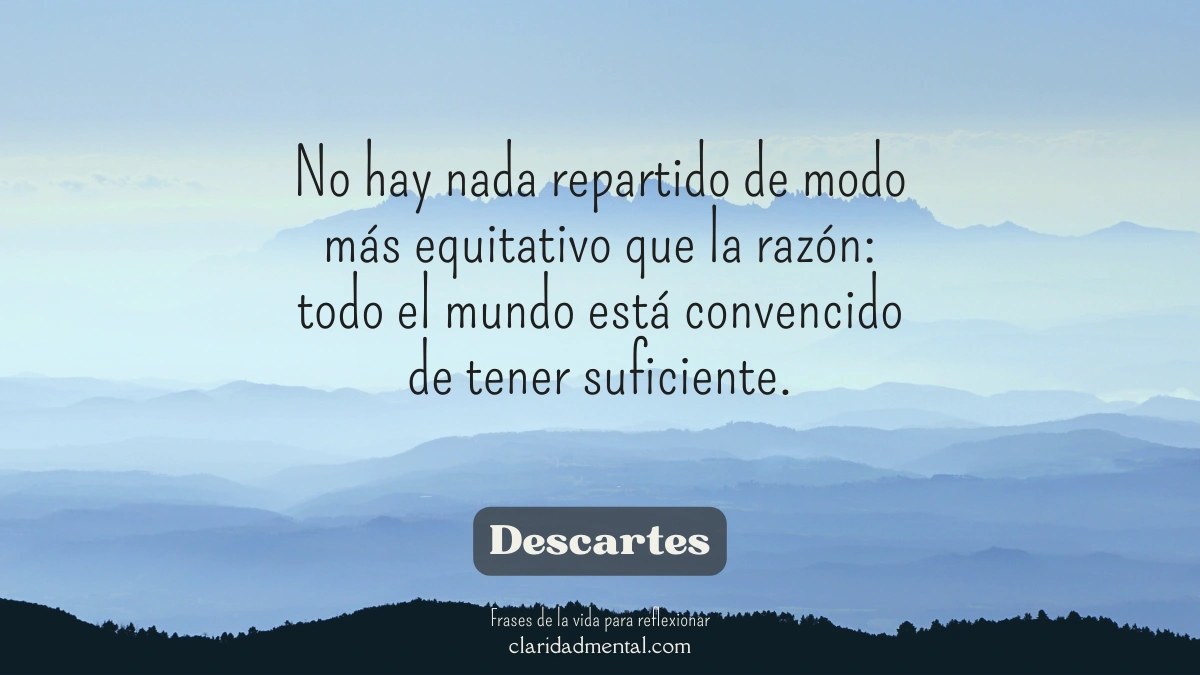 frase de Descartes