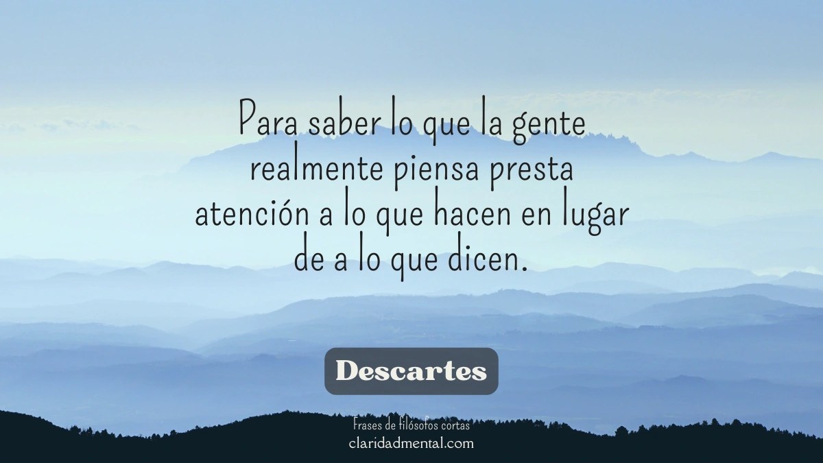 frase de Descartes