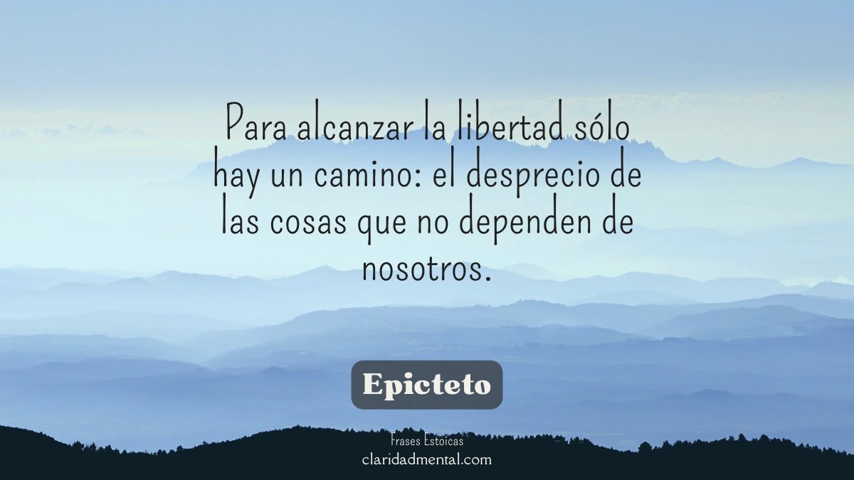 frase de Epicteto