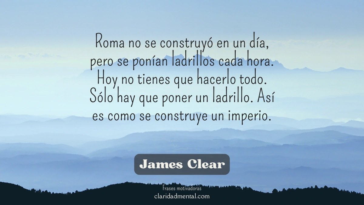 frase de James Clear