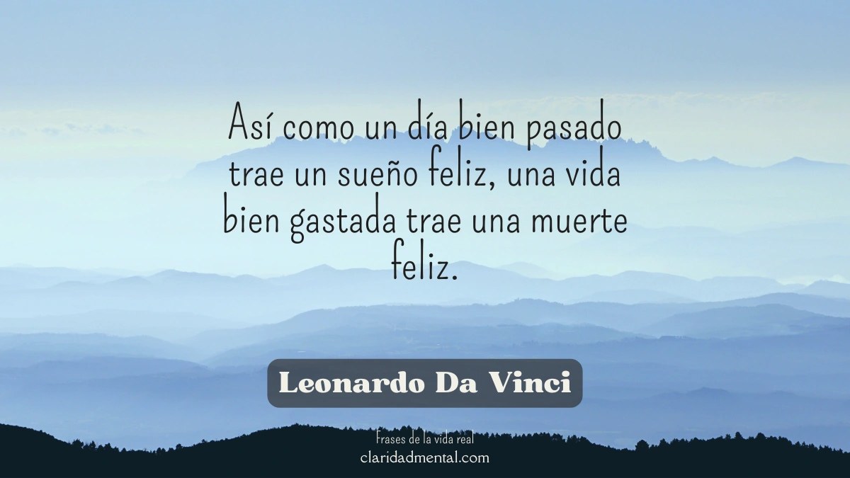 frase de Leonardo Da Vinci