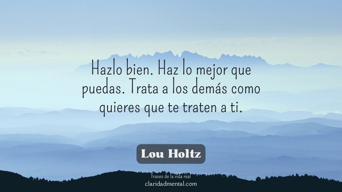 frase de Lou Holtz