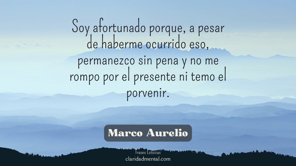frase de Marco Aurelio