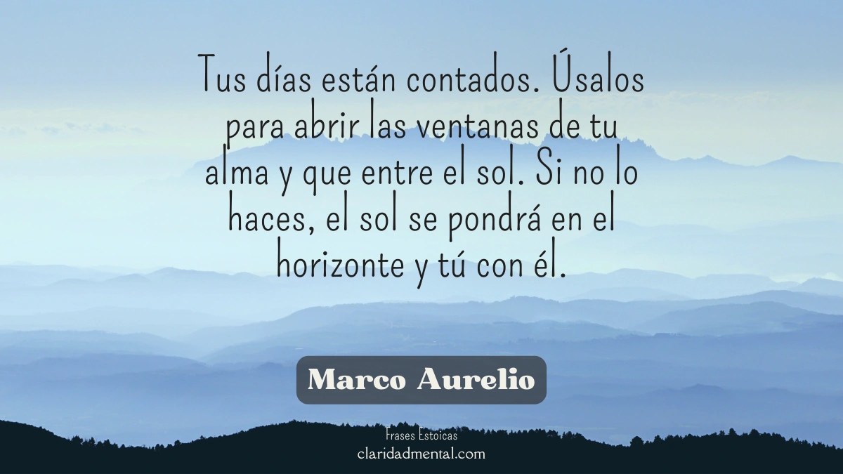 frase de Marco Aurelio