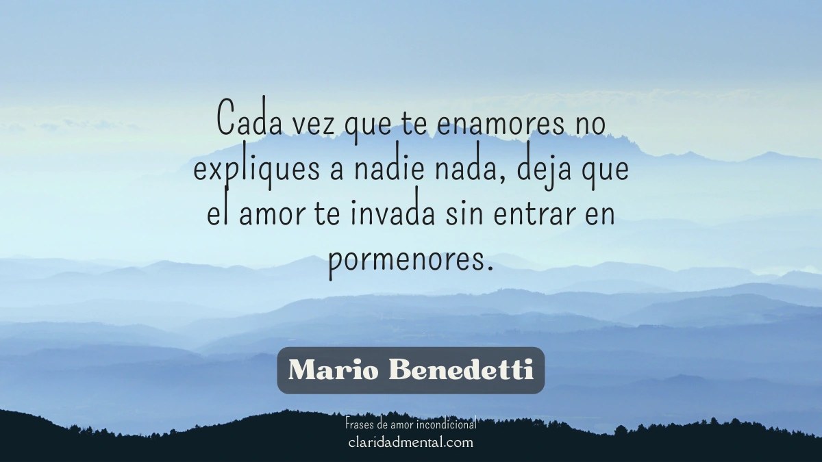 frase de Mario Benedetti