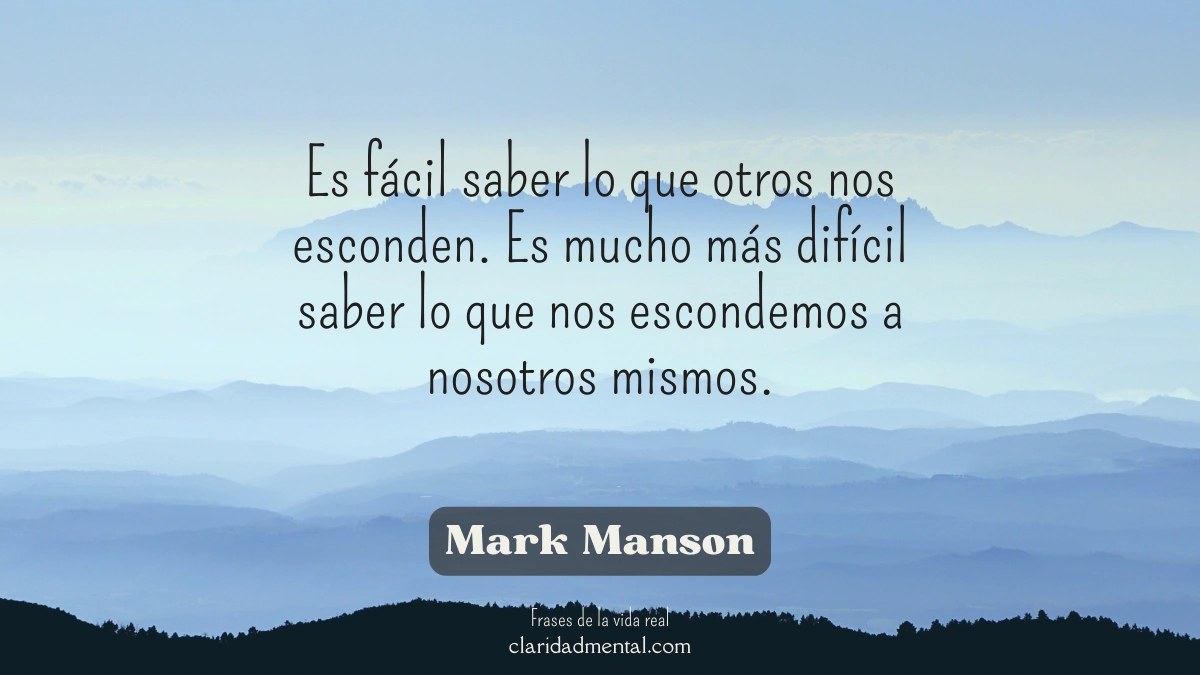 frase de Mark Manson