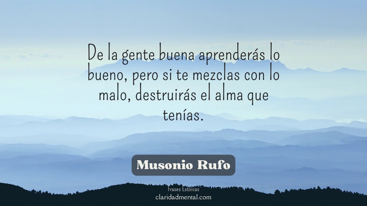 frase de Musonio Rufo