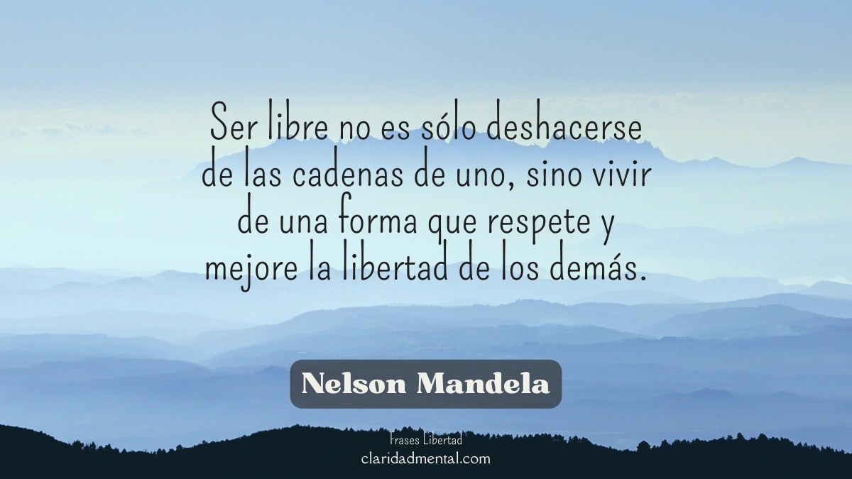 frase de Nelson Mandela