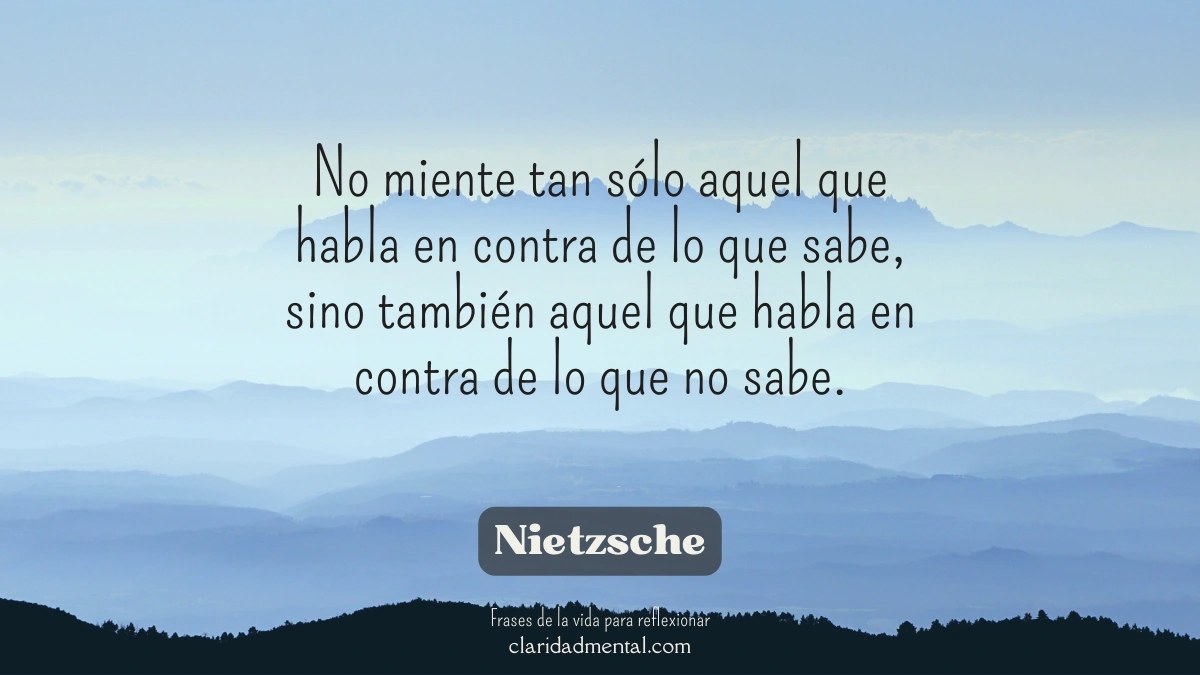 frase de Nietzsche