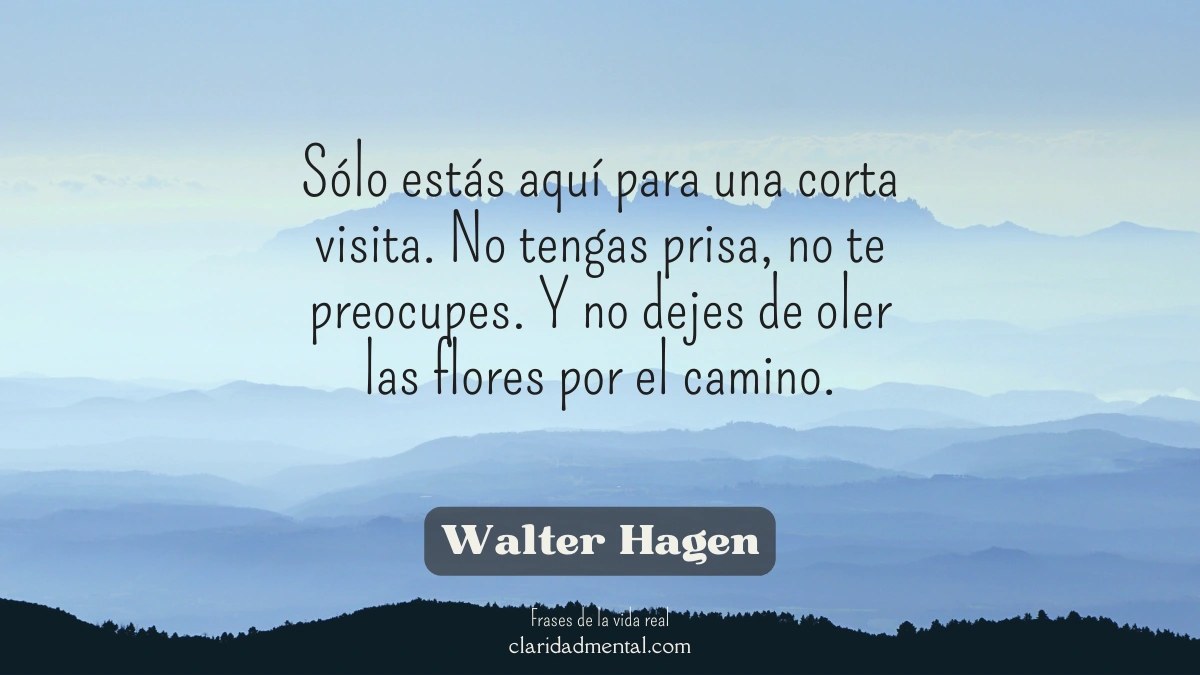 frase de Walter Hagen