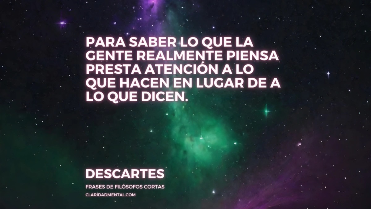Frases de filósofos cortas