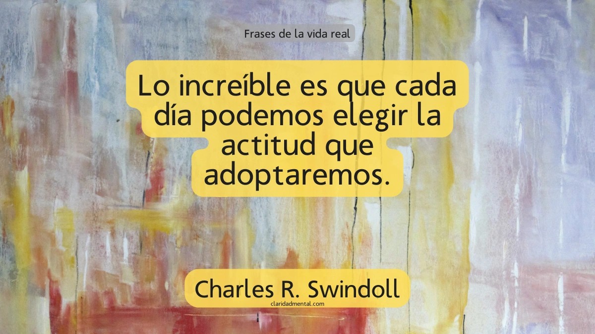 frase de Charles R. Swindoll