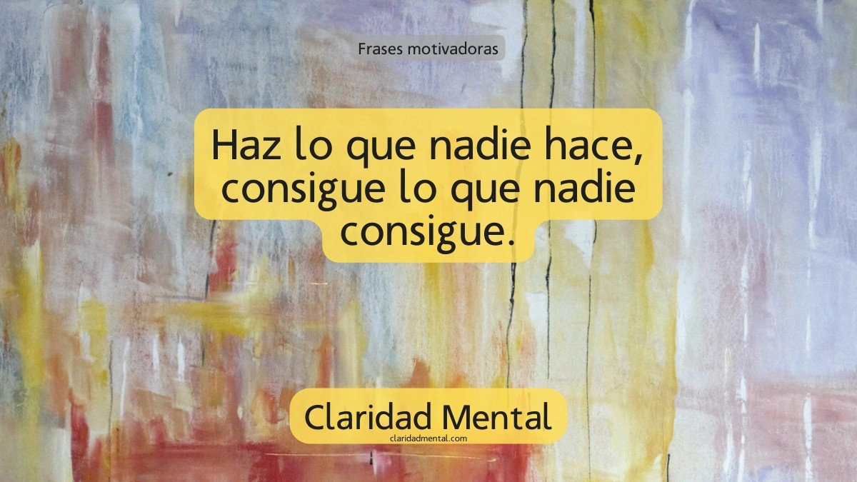 frase de Claridad Mental