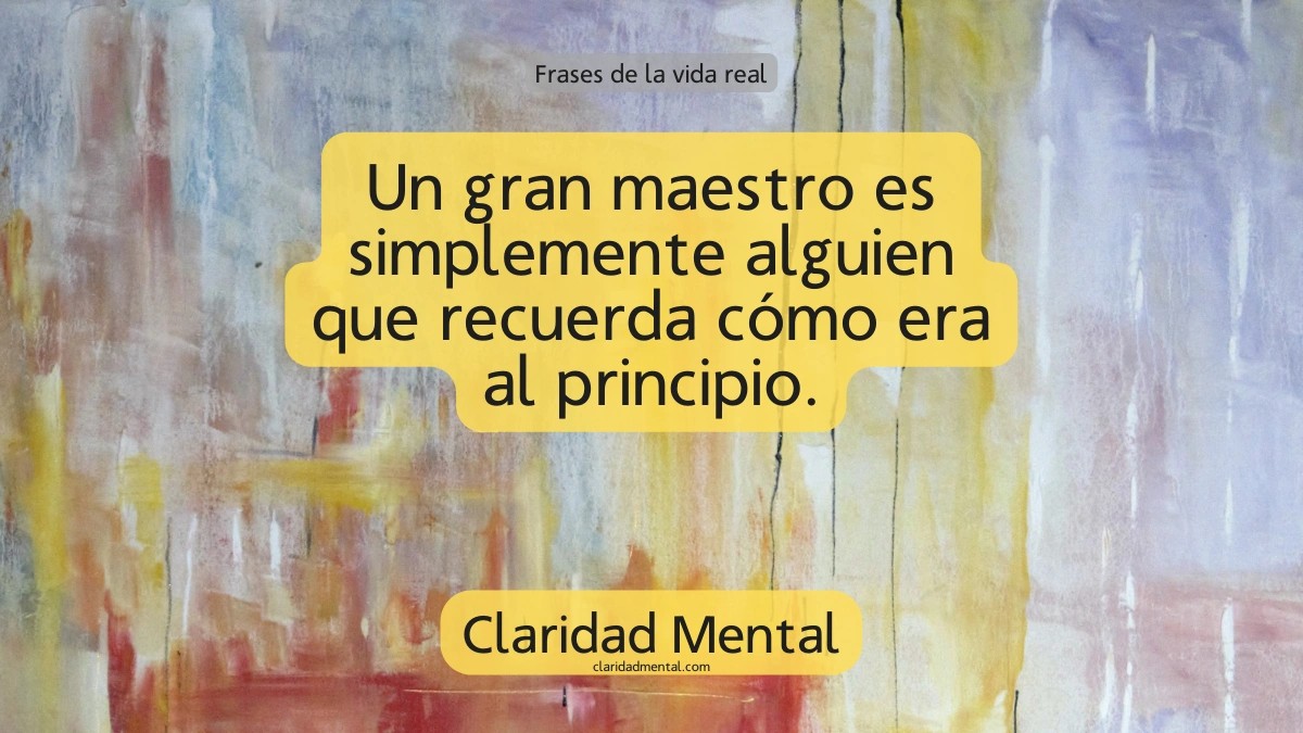 frase de Claridad Mental