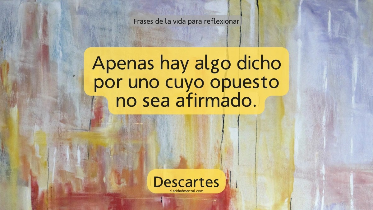 frase de Descartes