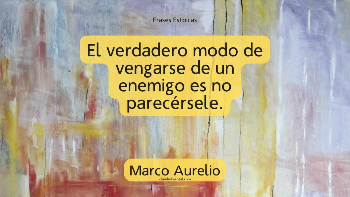 frase de Marco Aurelio