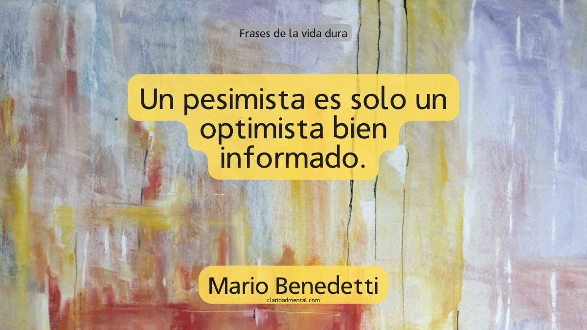 frase de Mario Benedetti