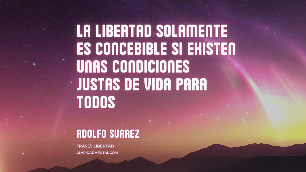 frase de Adolfo Suarez