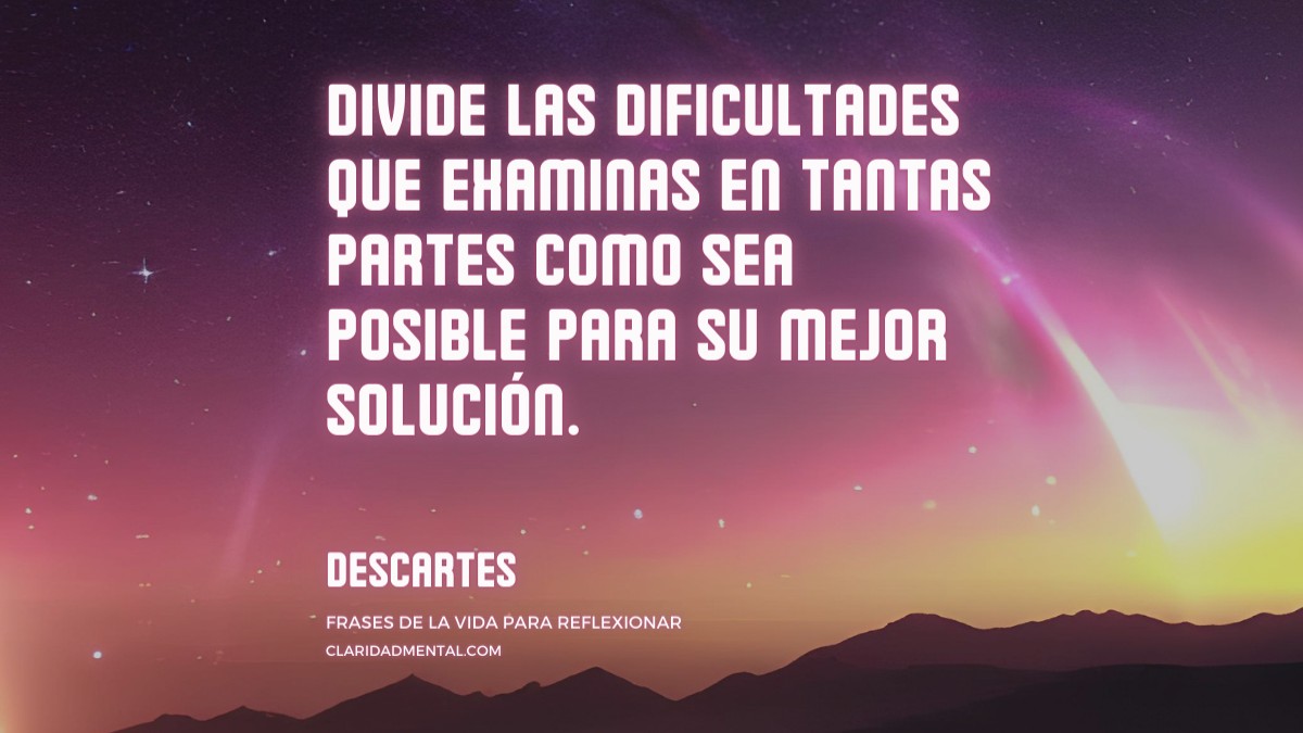 frase de Descartes